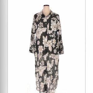 Torrid Black Floral Dress
